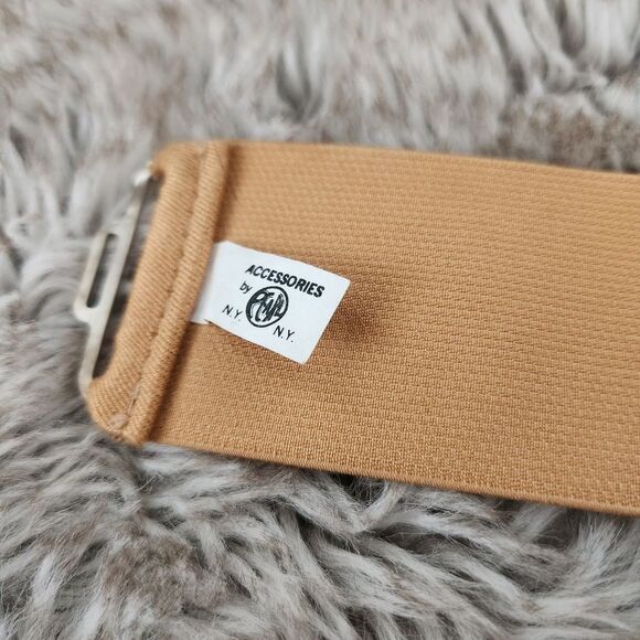 Pearl‎ Accessories Vintage Elastic Belt with Silver and Gold Buckle - Picture 3 of 4